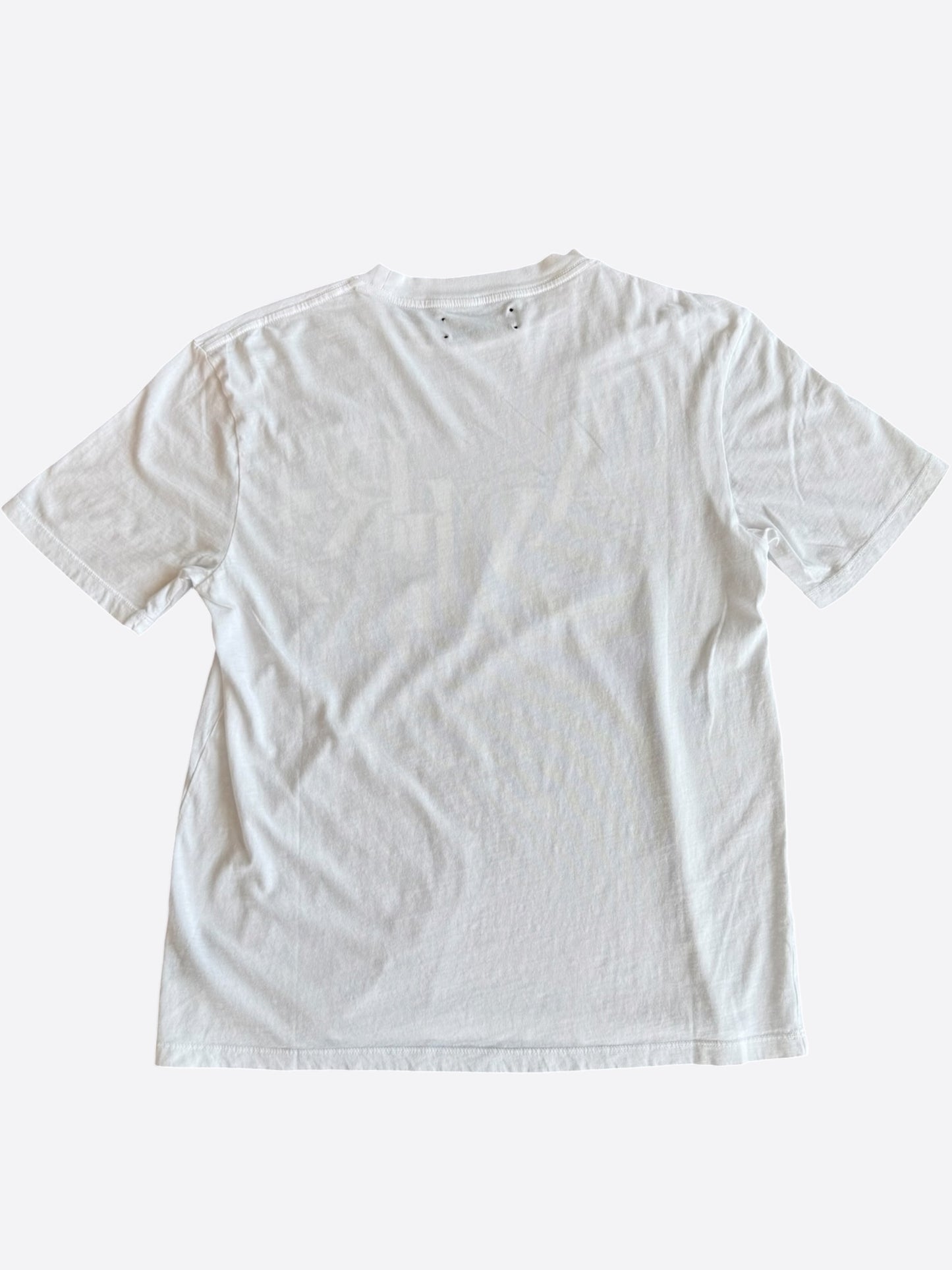 Amiri White & Blue Dragon Logo T-Shirt