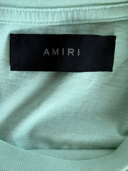 Amiri Light Green MA Core Logo T-Shirt