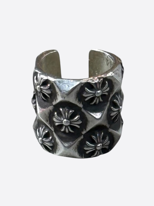 Chrome Hearts Silver Mini Pyramid Ear Cuff