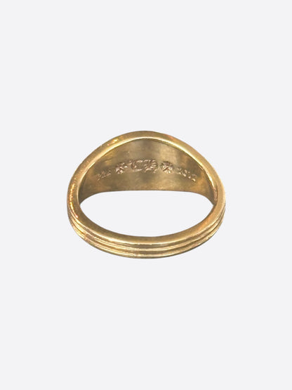 Chrome Hearts 22K CH Crest Mini Ring
