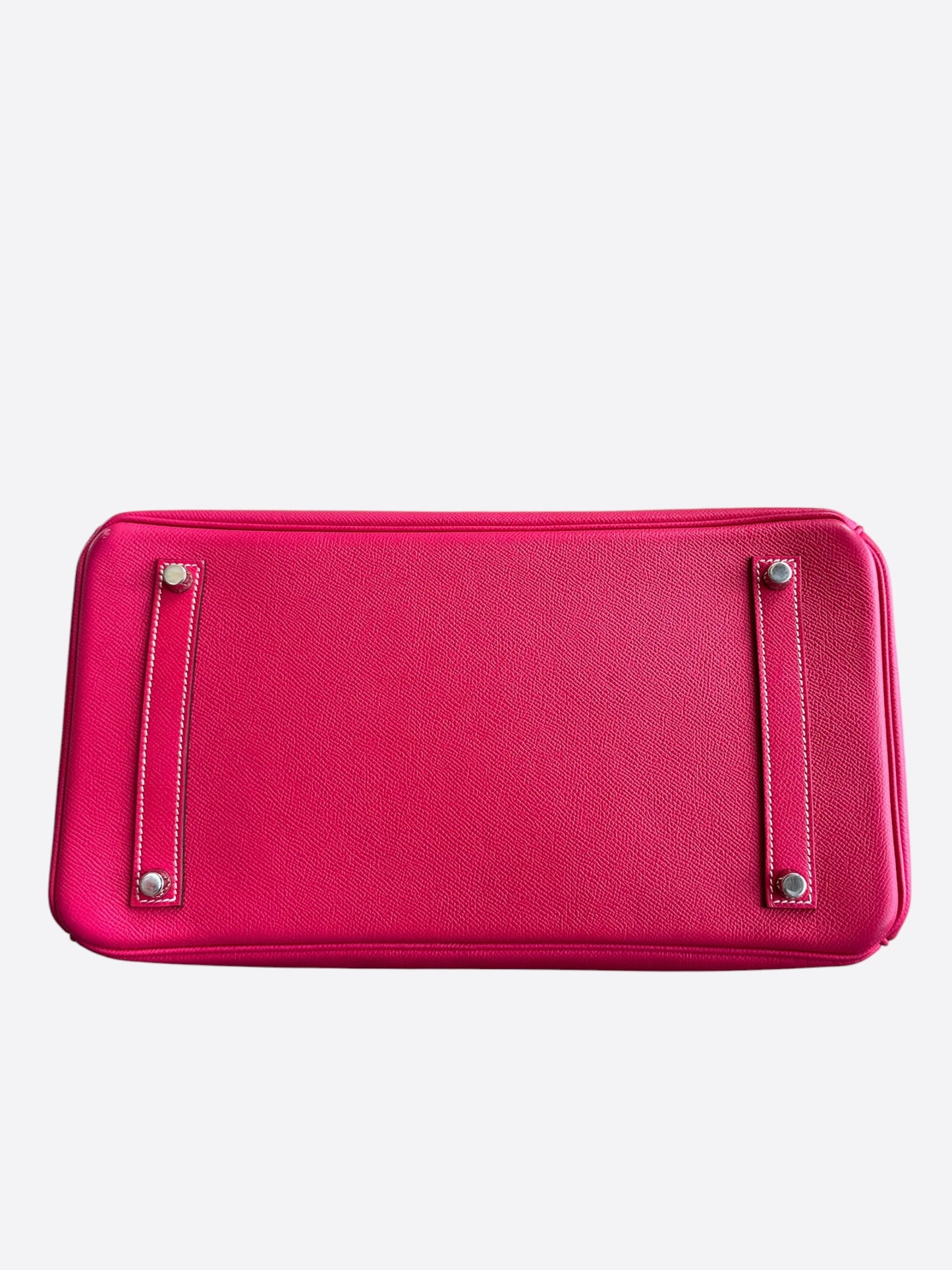 Hermes Pink Epsom & Palladium Hardware Birkin 35