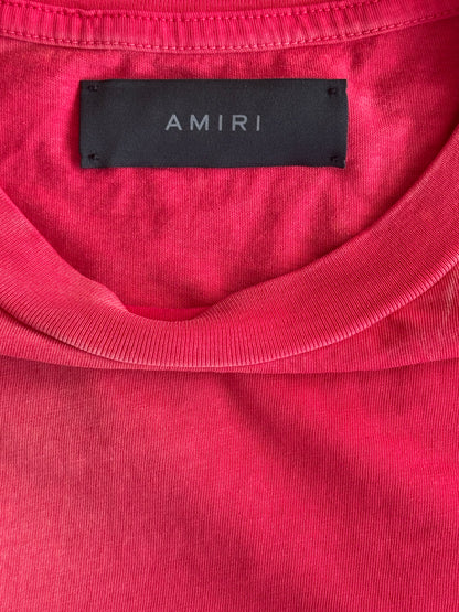 Amiri Vintage Red & White Collegiate Logo T-Shirt