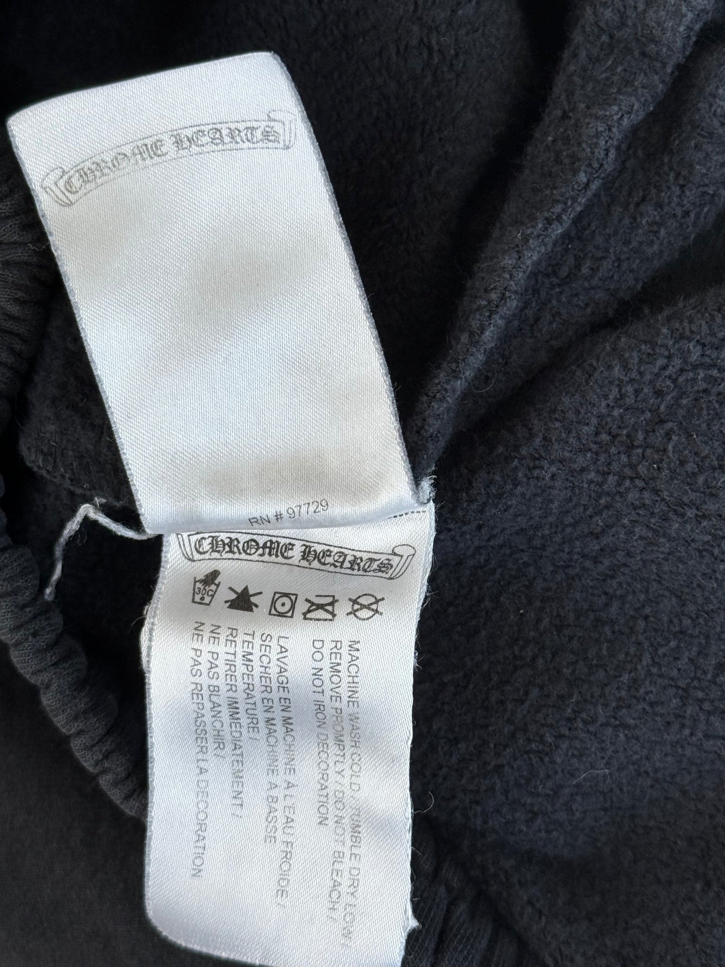 Chrome Hearts Black & White Logo Sweatpants