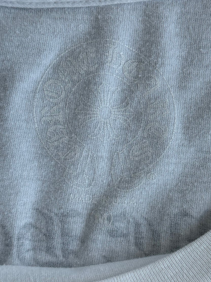 Chrome Hearts White Racing Stripes Longsleeve T-Shirt