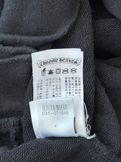 Chrome Hearts Black & White Cross Jacquard Horseshoe Logo Hoodie