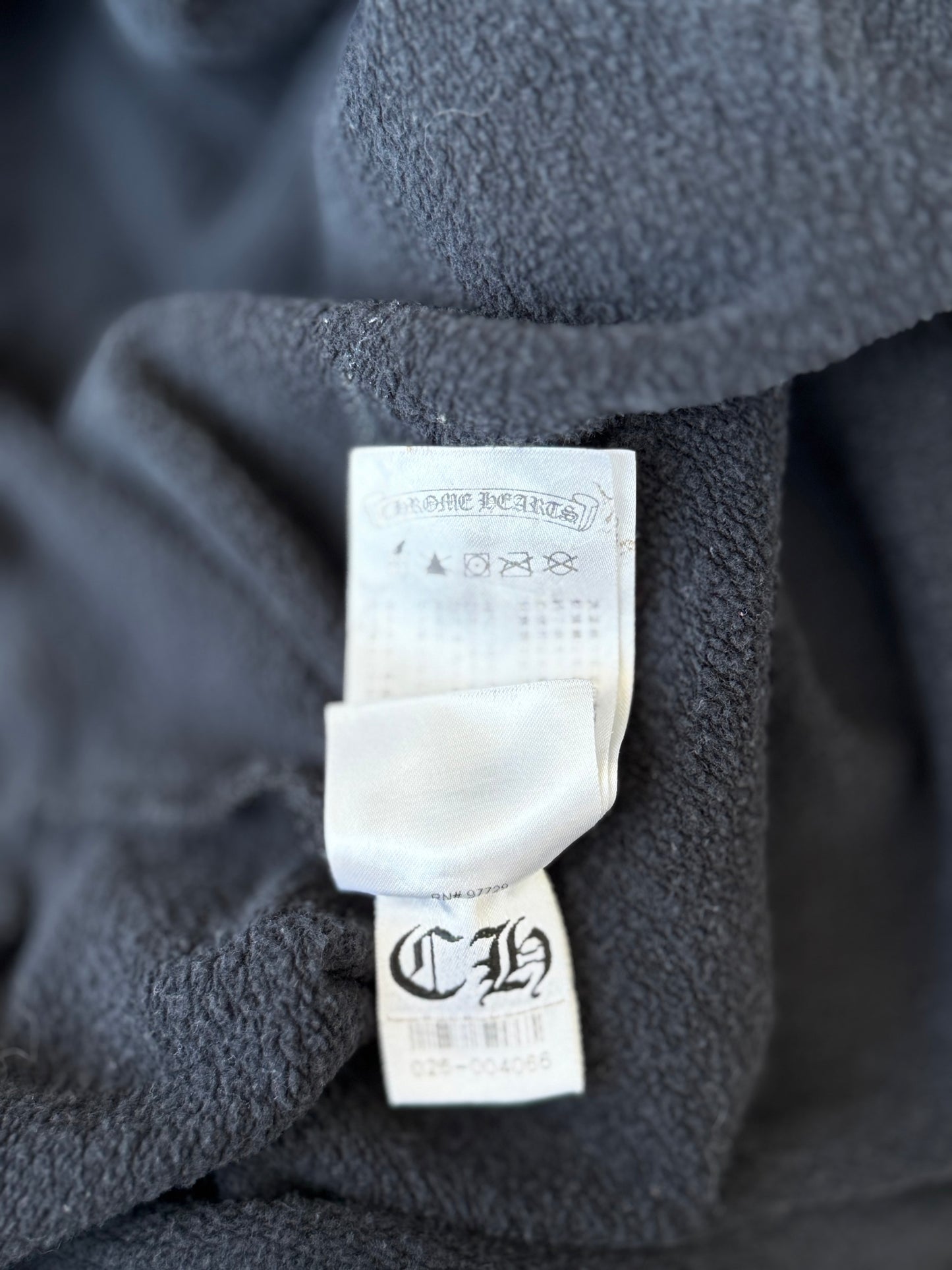 Chrome Hearts Black & Bronze Script Logo Hoodie