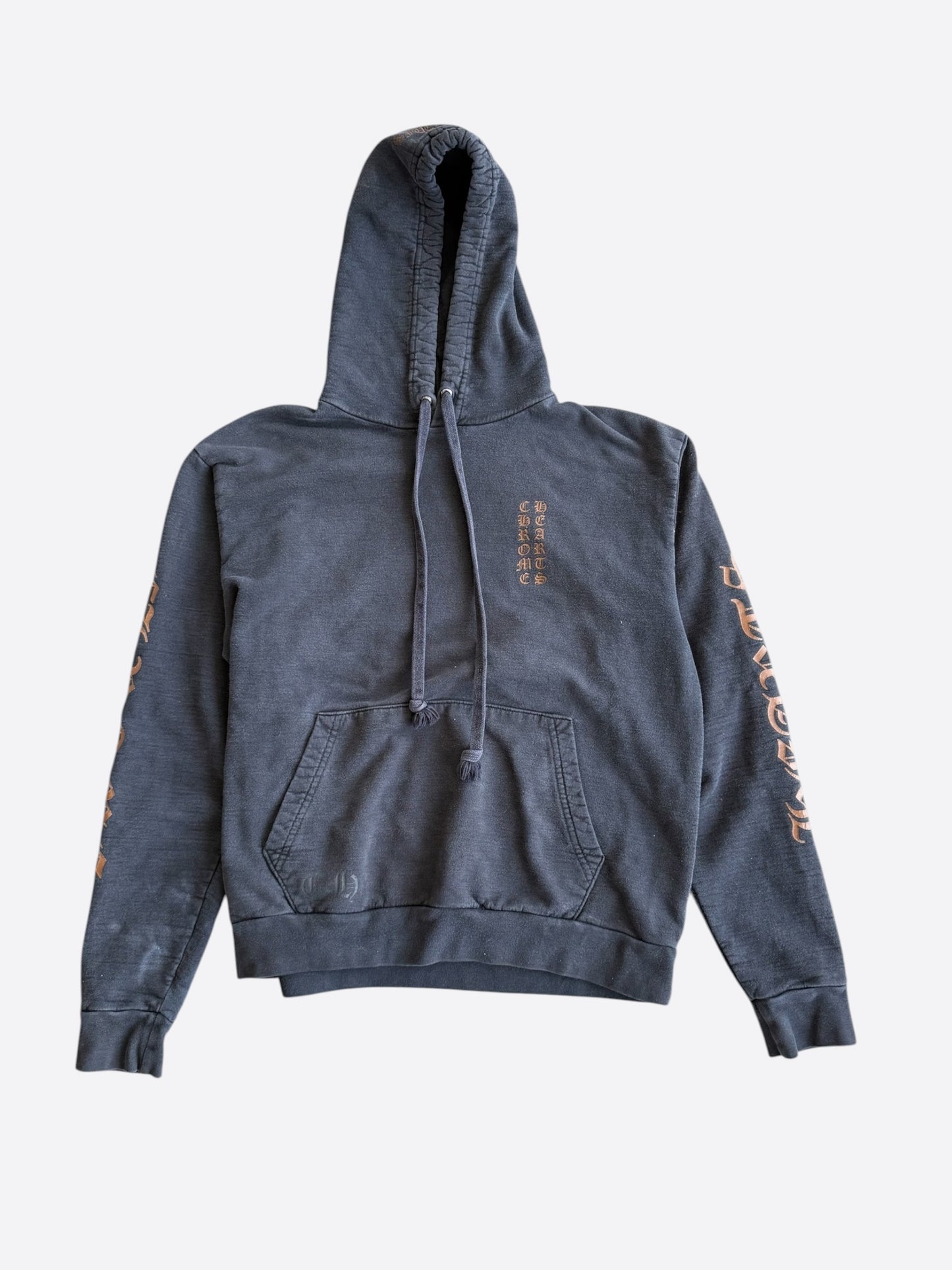 Chrome Hearts Black & Bronze Script Logo Hoodie