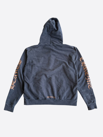 Chrome Hearts Black & Bronze Script Logo Hoodie