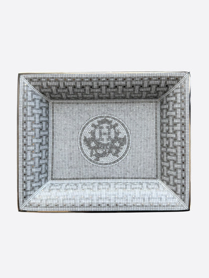 Hermes Grey Mosaique au 24 Change Tray