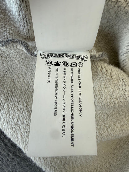Chrome Hearts Grey & Black Triple Cross Patch Paper Jam Sweater