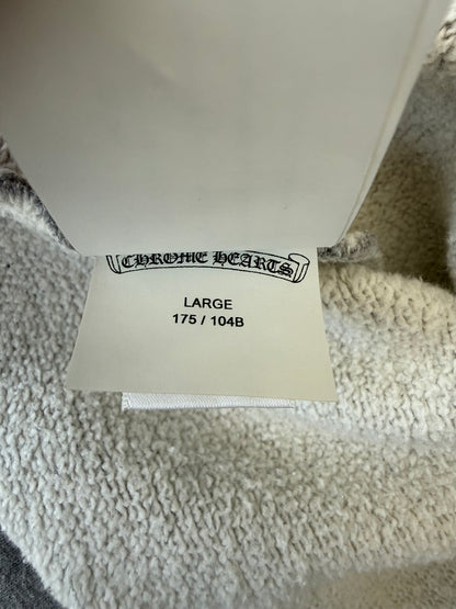 Chrome Hearts Grey & Black Triple Cross Patch Paper Jam Sweater