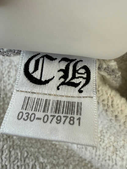 Chrome Hearts Grey & Black Triple Cross Patch Paper Jam Sweater