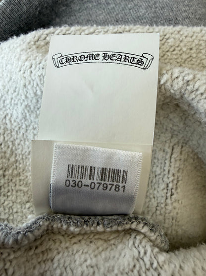 Chrome Hearts Grey & Black Triple Cross Patch Paper Jam Sweater