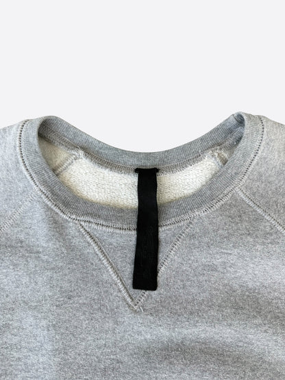Chrome Hearts Grey & Black Triple Cross Patch Paper Jam Sweater