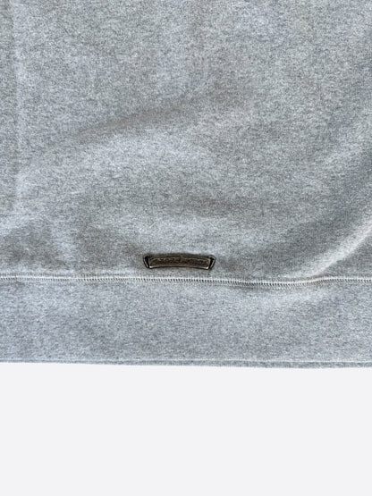 Chrome Hearts Grey & Black Triple Cross Patch Paper Jam Sweater