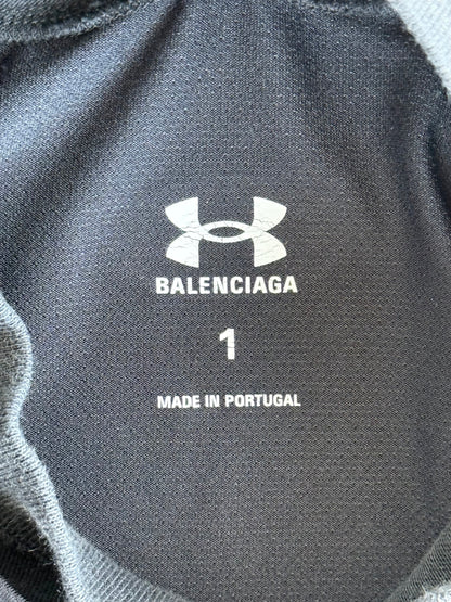 Balenciaga Under Armour Black Triple Layered Longsleeve T-Shirt