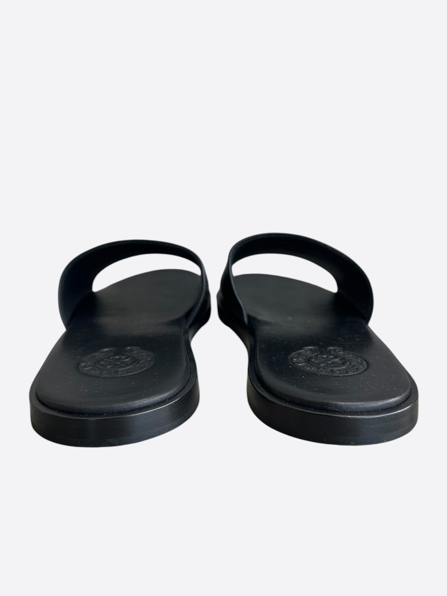 Chrome Hearts Black Cross Patch Slides