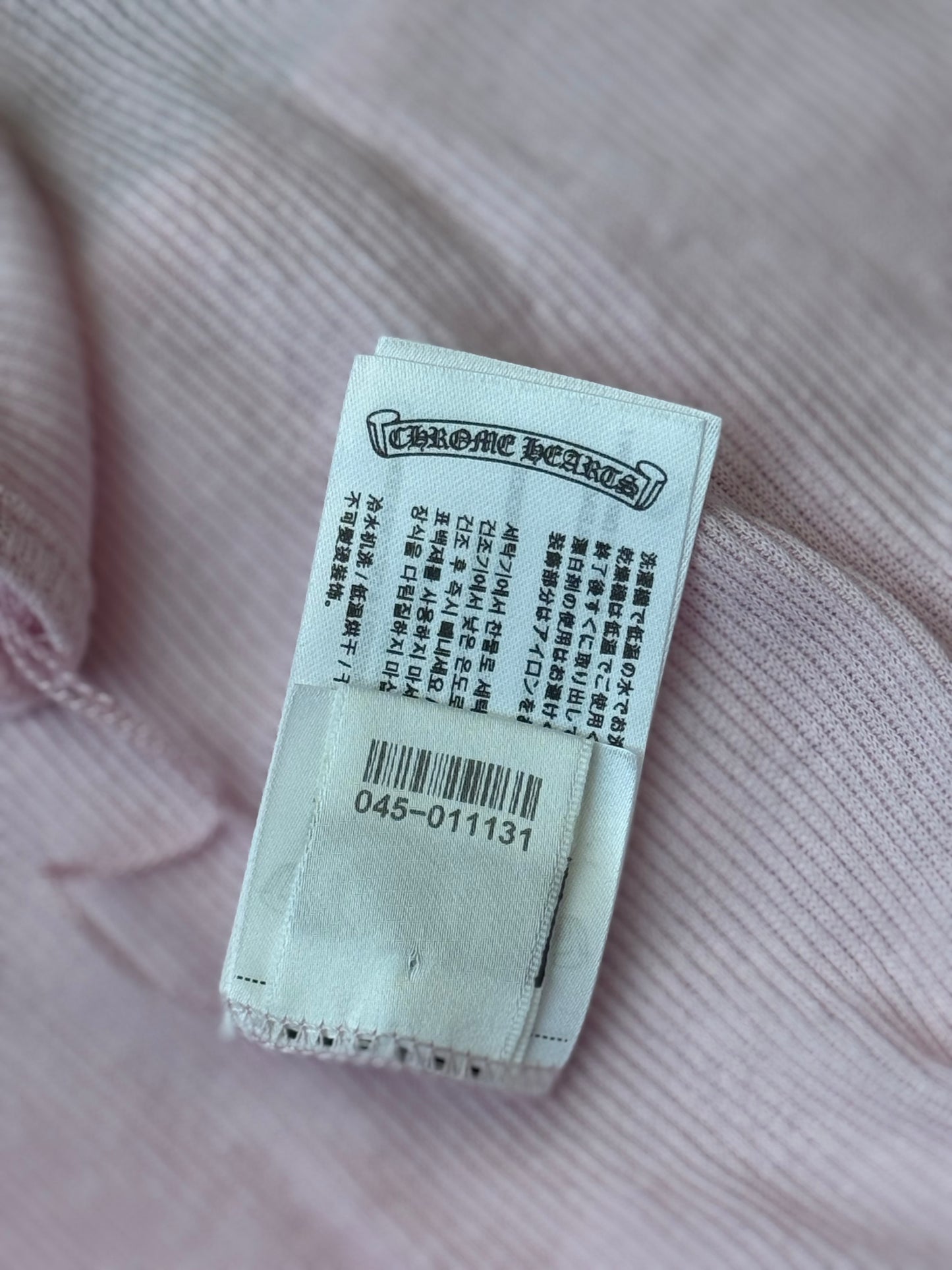 Chrome Hearts Pink & White Love You Tank Top
