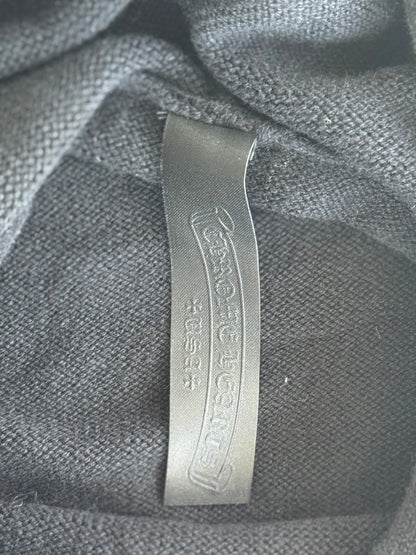 Chrome Hearts Black Cross Patch Cashmere Hoodie
