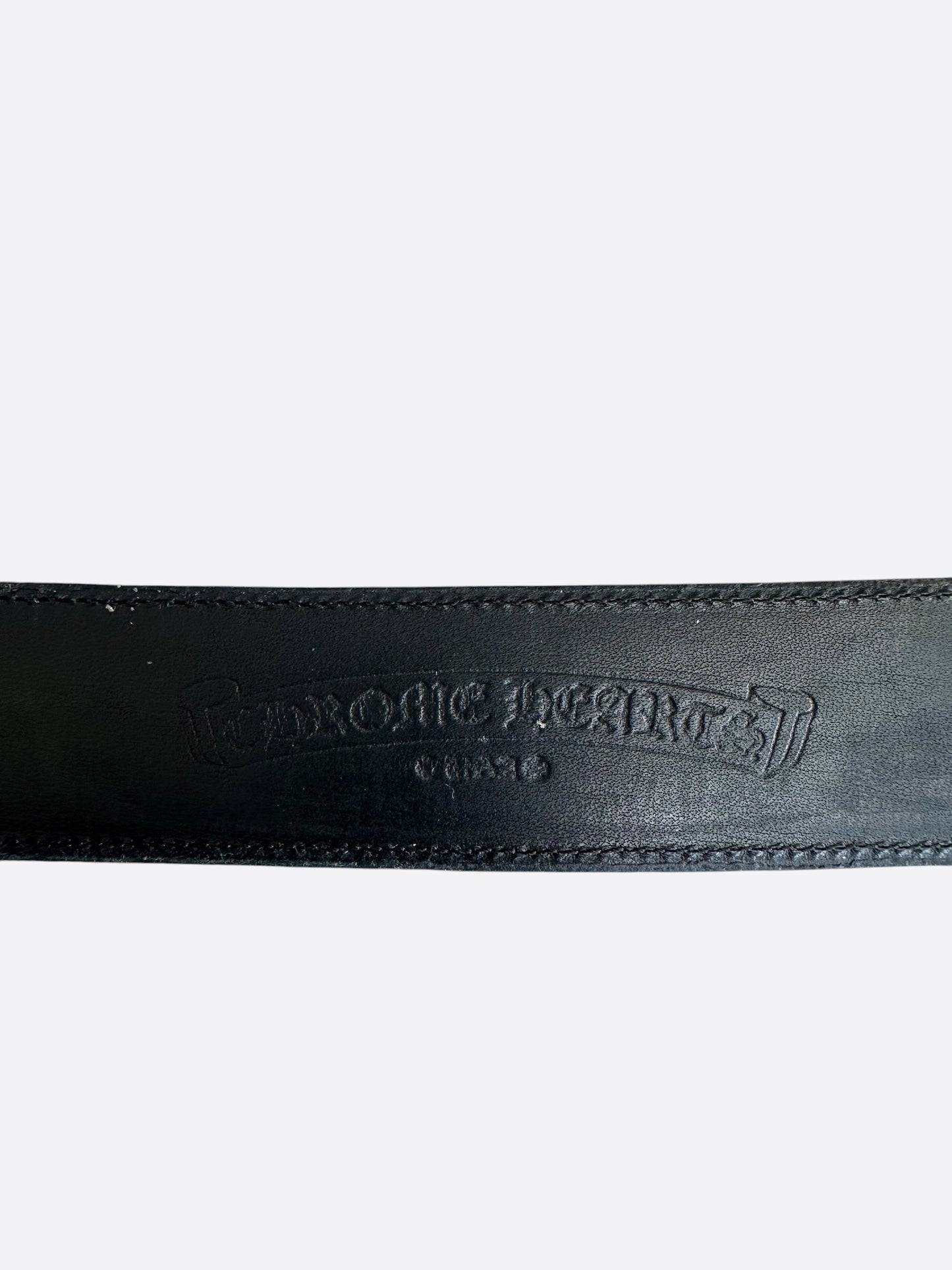 Chrome Hearts Black & Brass Gunslinger Belt