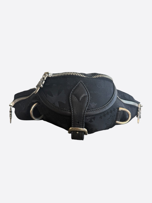 Chrome Hearts Black Stencil Nylon Mini Snat Pack