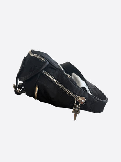 Chrome Hearts Black Stencil Nylon Mini Snat Pack