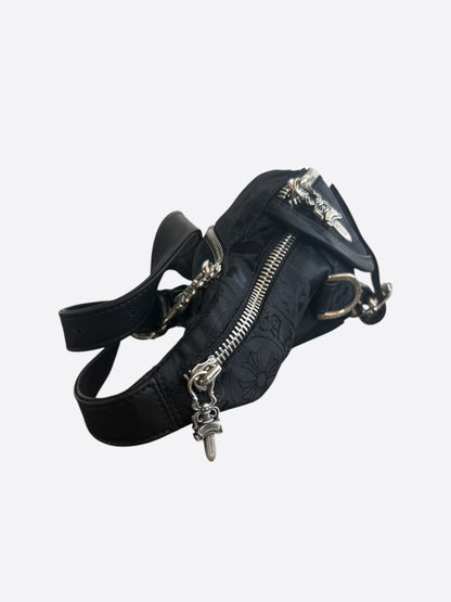 Chrome Hearts Black Stencil Nylon Mini Snat Pack