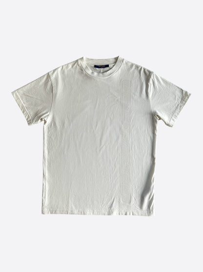 Louis Vuitton White Embossed T-Shirt