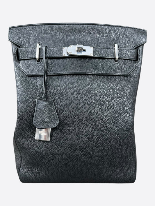 Hermes Black HAC A Dos GM Backpack