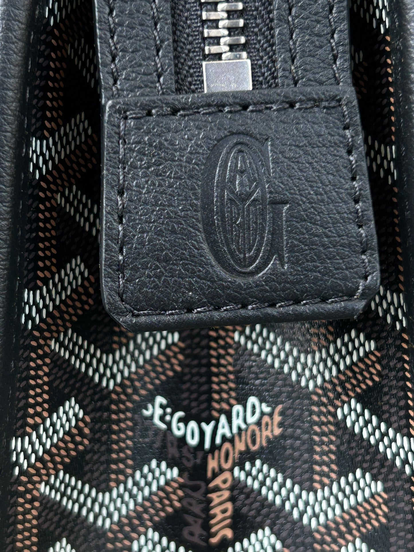 Goyard Black Jouvence GM Toiletry Bag