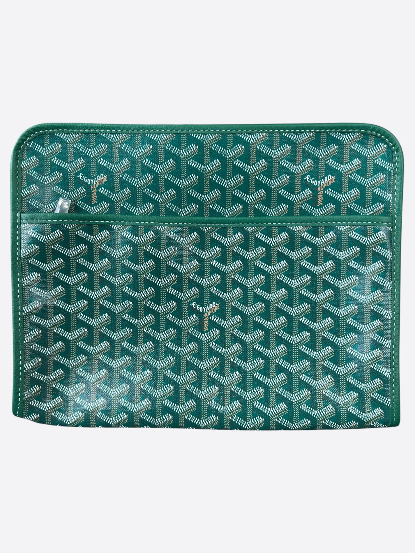 Goyard Green Jouvence GM Toiletry Bag