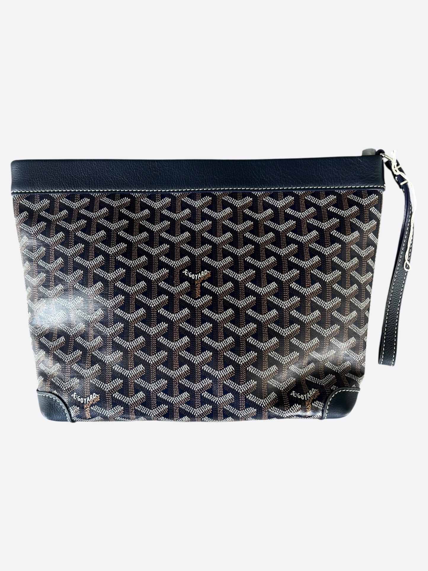 Goyard Navy Conti Toiletry Pouch
