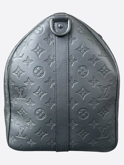 Louis Vuitton Black Monogram Shadow Keepall 50