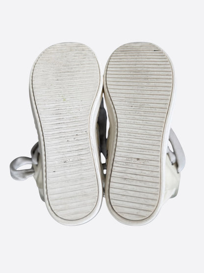 Rick Owens White Jumbo Lace Geobaskets