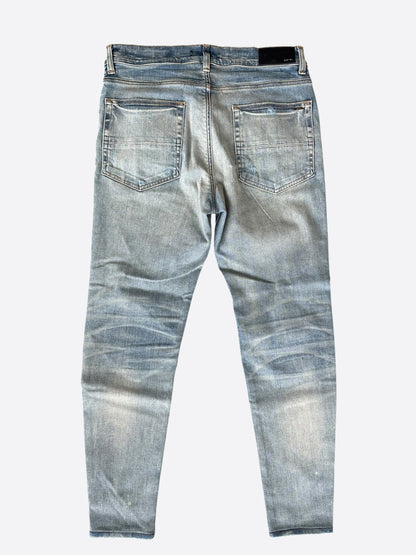 Amiri Playboy Clay Indigo & Black Bunny Patch MX1 Jeans