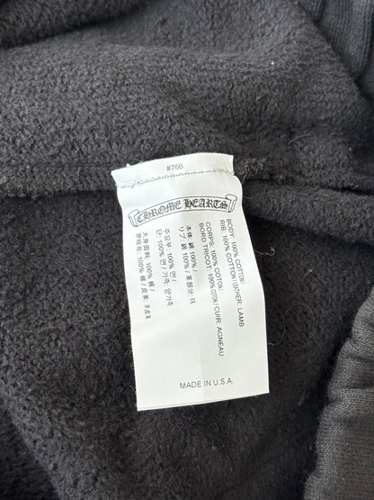 Chrome Hearts Black Triple Cross Patch Paper Jam Sweatpants