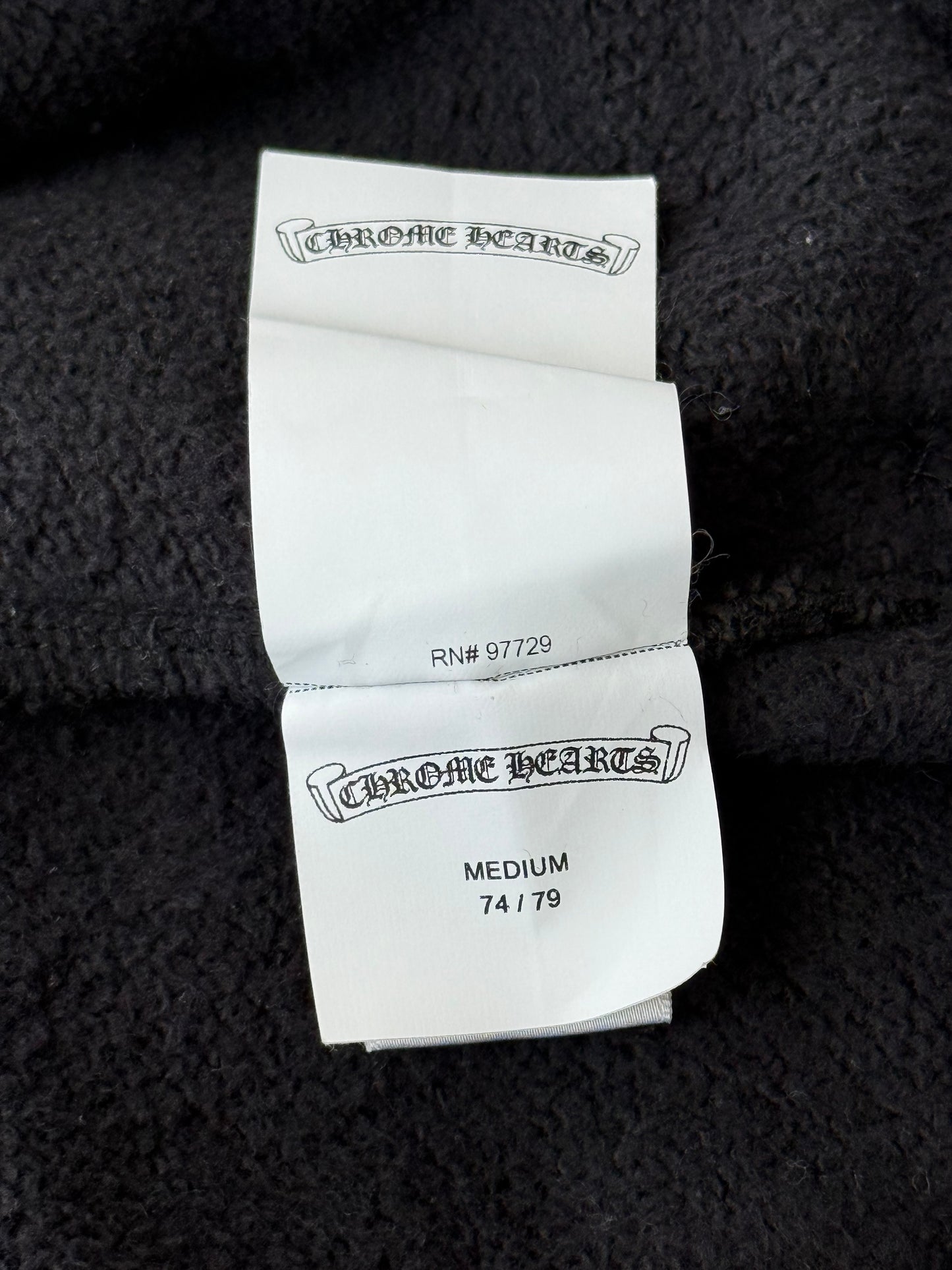 Chrome Hearts Black Triple Cross Patch Paper Jam Sweatpants