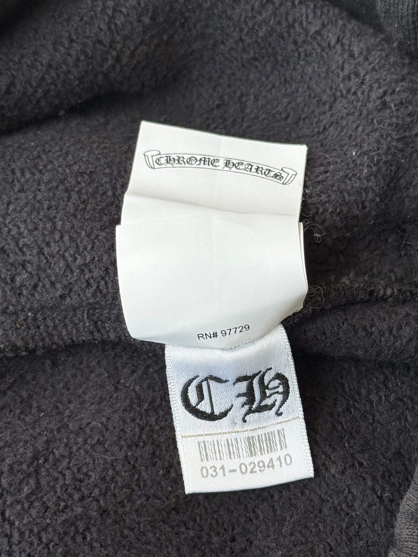 Chrome Hearts Black Triple Cross Patch Paper Jam Sweatpants