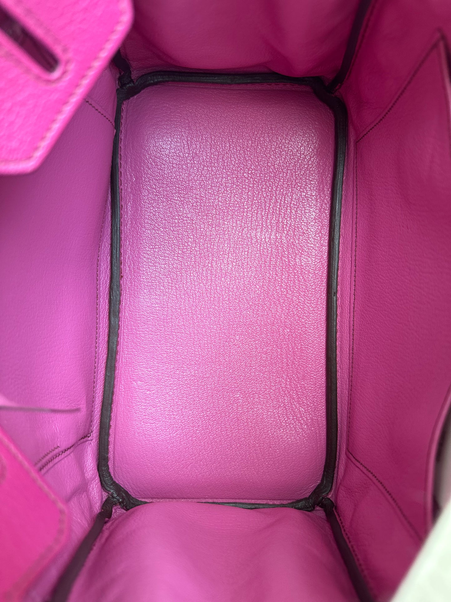 Hermes Pink Togo & Palladium Hardware Birkin 25