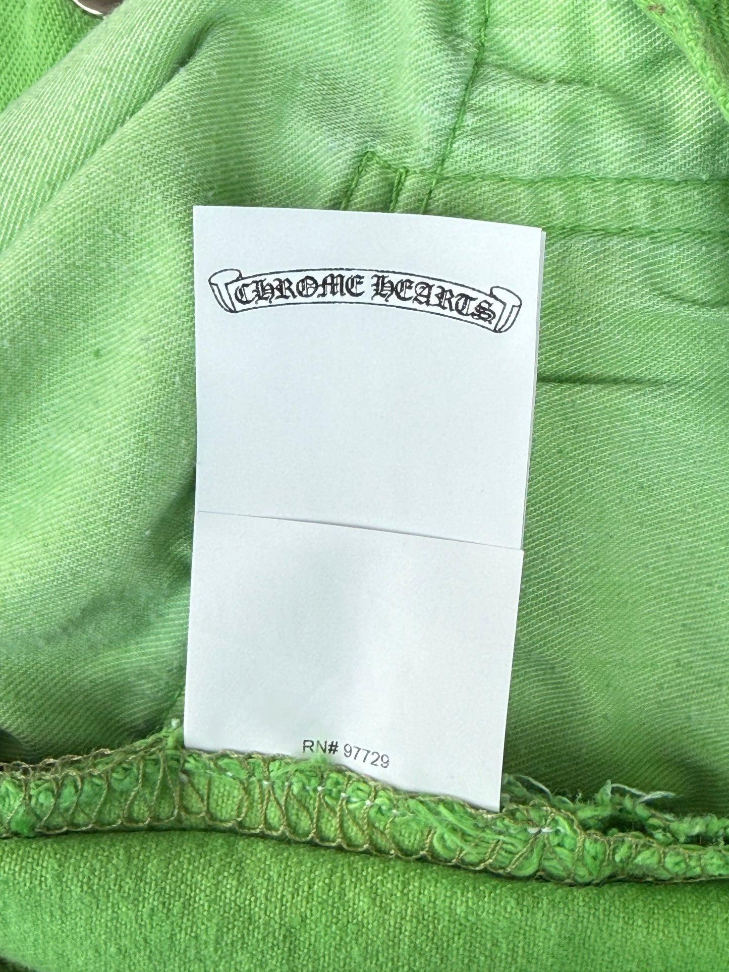 Chrome Hearts Levis Green & Black Cross Patch Jeans