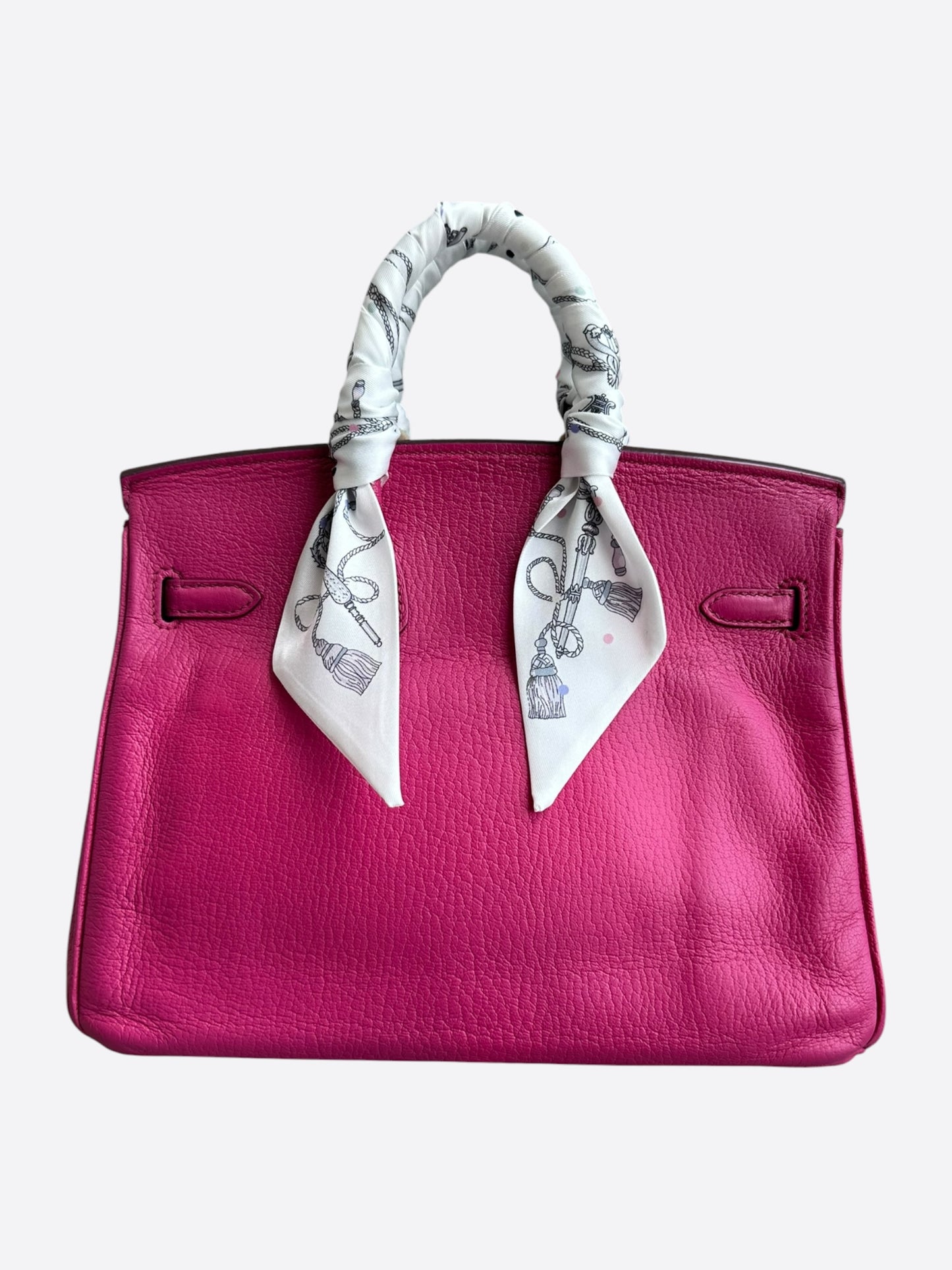 Hermes Pink Togo & Palladium Hardware Birkin 25