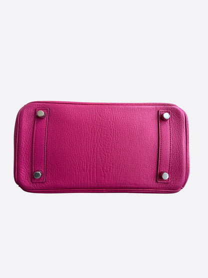 Hermes Pink Togo & Palladium Hardware Birkin 25