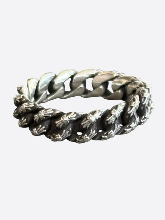 Chrome Hearts Silver Xtra Fancy Cuban Cross Ring