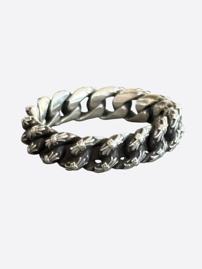Chrome Hearts Silver Xtra Fancy Cuban Cross Ring