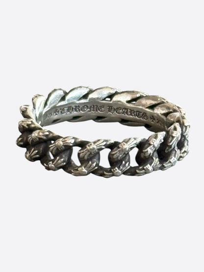 Chrome Hearts Silver Xtra Fancy Cuban Cross Ring