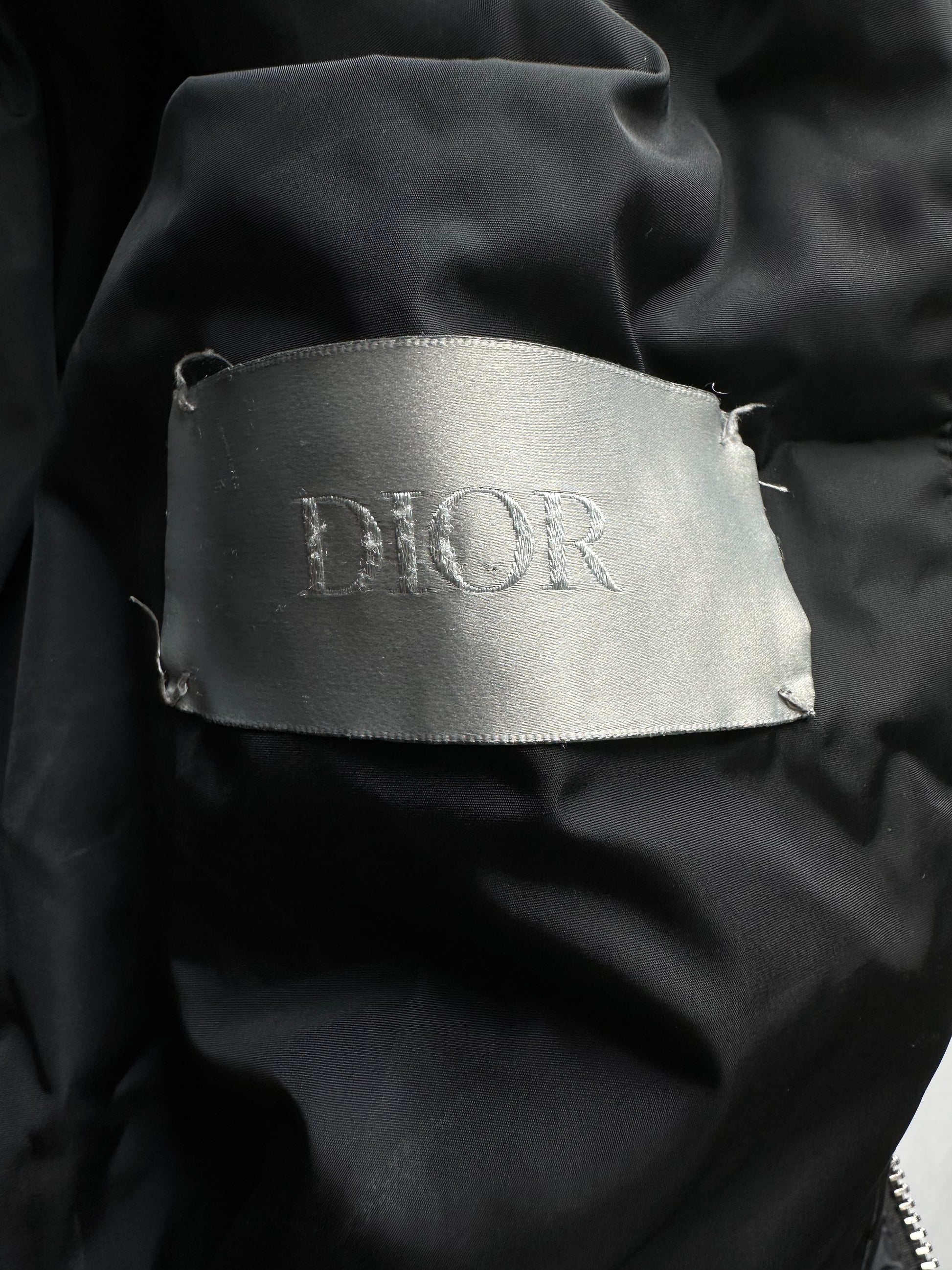 Dior Black Oblique Knit Puffer Jacket – Savonches