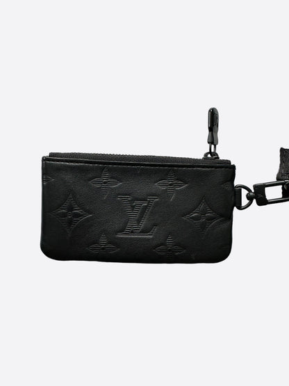 Louis Vuitton Black Shadow Monogram Duo Messenger