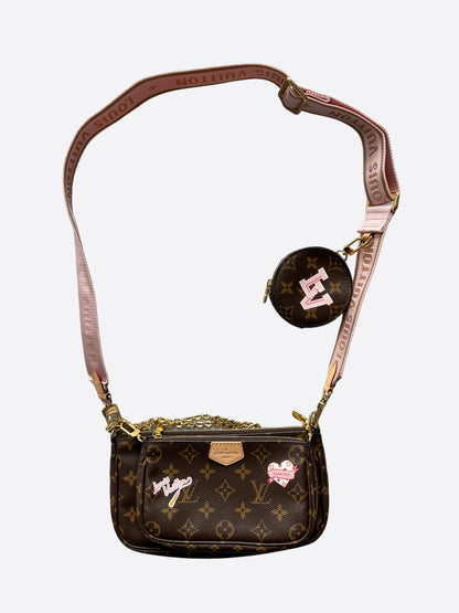 Louis Vuitton World Tour Brown Monogram Multi Pochette