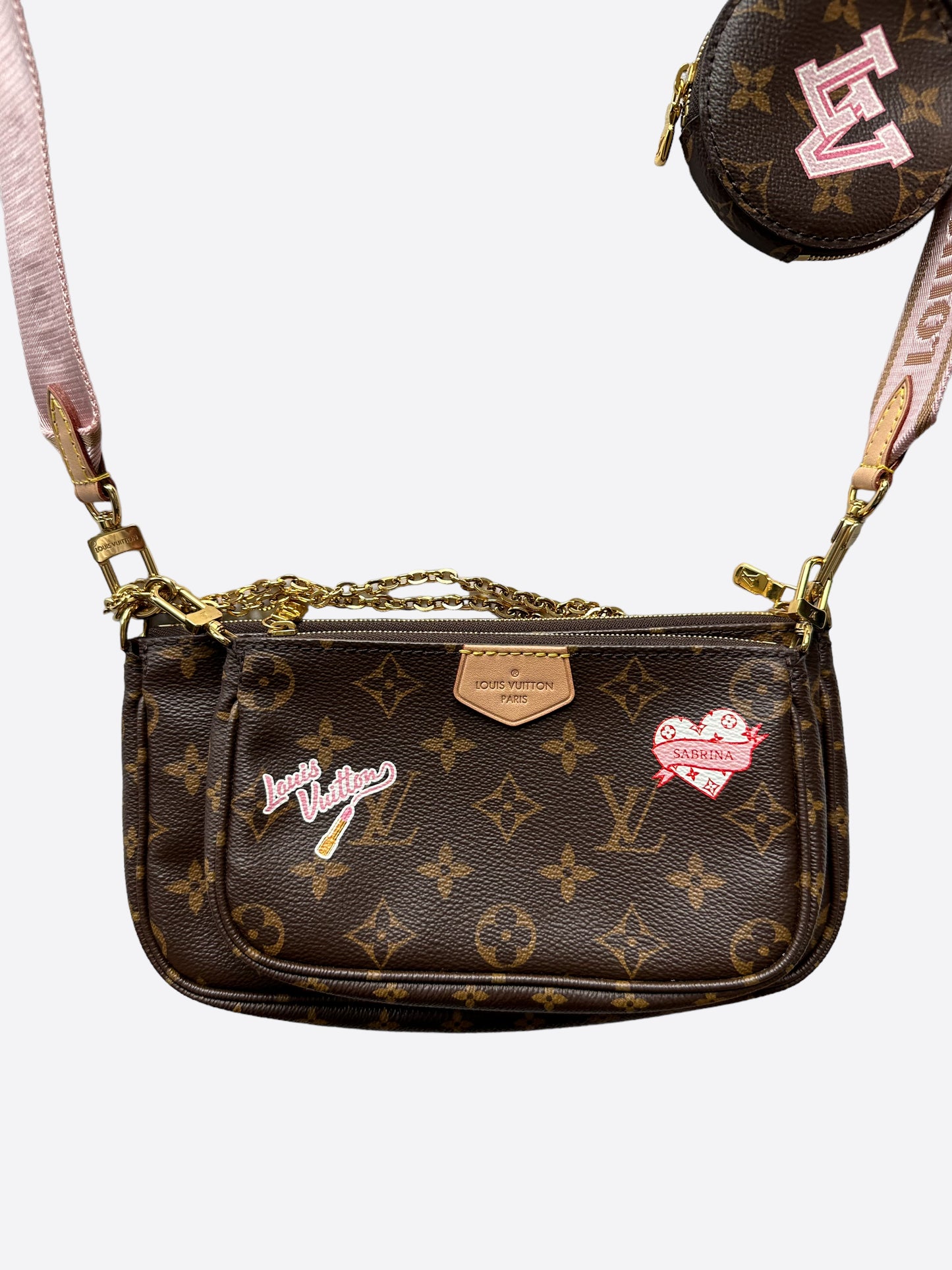 Louis Vuitton World Tour Brown Monogram Multi Pochette