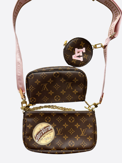 Louis Vuitton World Tour Brown Monogram Multi Pochette